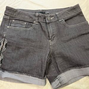 Size 4 Grey jean Prana shorts